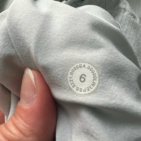 NWOT Lululemon Ventlight High Neck Pullover Jacket *Heathered Ocean Air Size 6 - Picture 6 of 6